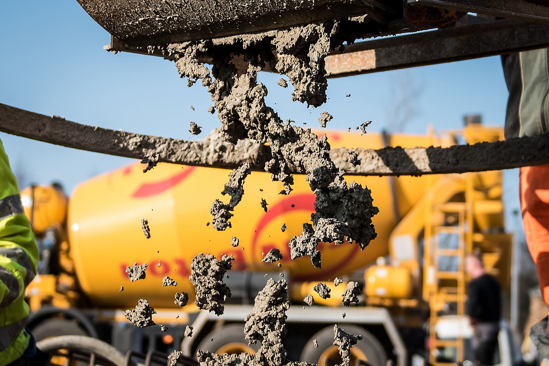 Recycling Beton Auffüllung